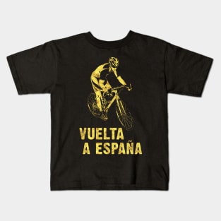 Vuelta a Espana Pro Cycling World Tour For The Cycling Fans Kids T-Shirt